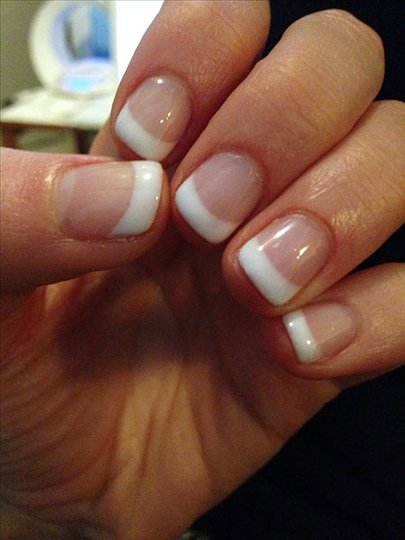 French Manicure Short Ideas