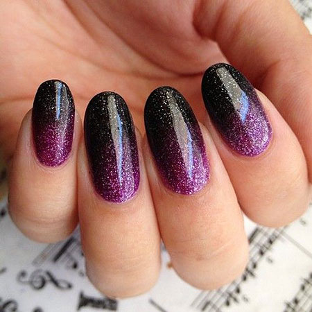 Purple Polish Manicure Love