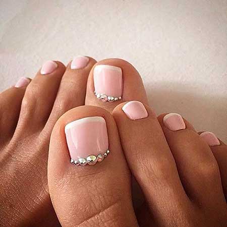 Weddingtoe Nail, Pink S, Pink, Decoration, Toe 