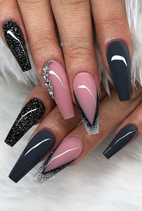 Nail Designs For Coffin